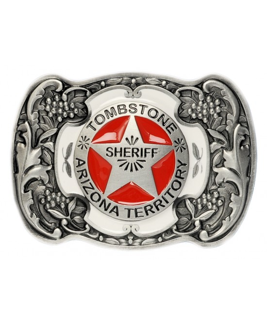 Sheriff clearance belt buckle